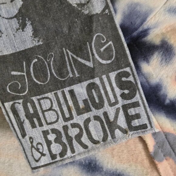 Young Fabulous & Broke Shaka Tie Dye Cozy Top Size M - Picture 6 of 8